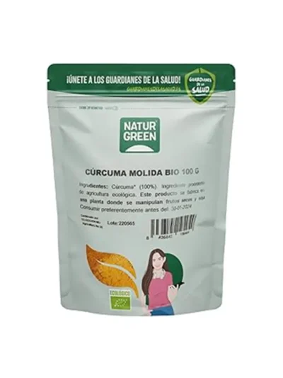 NaturGreen Curcuma molida sin gluten Bio 100g