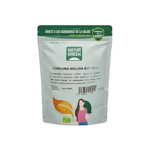 NaturGreen Curcuma molida sin gluten Bio 100g