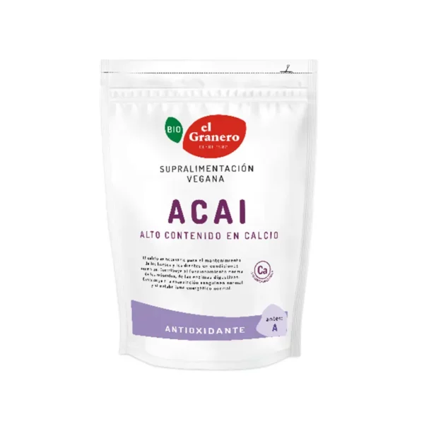 ACAI BIO, 100 g[VEGANO][SIN-LECHE][SIN-LACTOSA][SIN-HUEVO][SIN-AZUCAR]