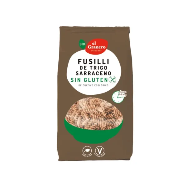 El Granero Fusilli De Trigo Sarraceno Sin Gluten Bio, 500 G