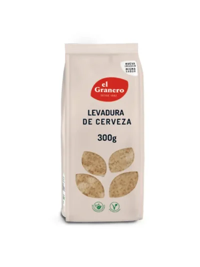 LEVADURA DE CERVEZA, 300 g[VEGANO][SIN-LECHE][SIN-LACTOSA][SIN-HUEVO][SIN-AZUCAR]