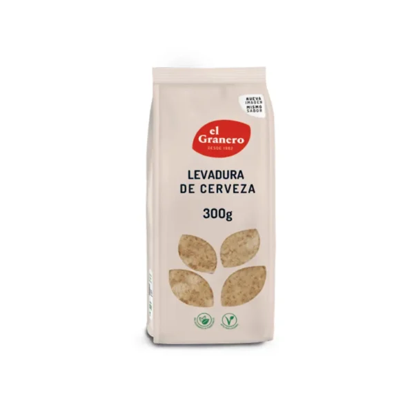 LEVADURA DE CERVEZA, 300 g[VEGANO][SIN-LECHE][SIN-LACTOSA][SIN-HUEVO][SIN-AZUCAR]