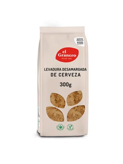 LEVADURA DE CERVEZA DESAMARGADA, 300 g[VEGANO][SIN-LECHE][SIN-LACTOSA][SIN-HUEVO][SIN-AZUCAR]