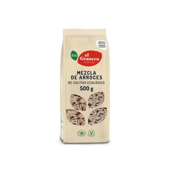 MEZCLA DE ARROCES BIO, 500 g[VEGANO][SIN-LECHE][SIN-LACTOSA][SIN-HUEVO][SIN-AZUCAR]