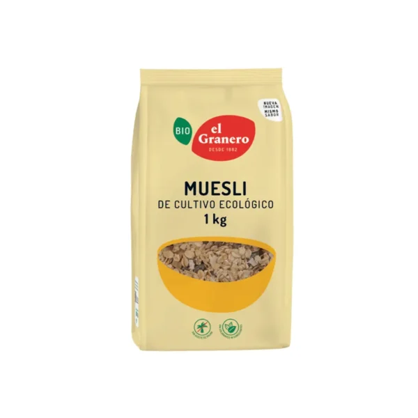 MUESLI, 1 Kg[VEGANO][SIN-LECHE][SIN-HUEVO][SIN-AZUCAR]