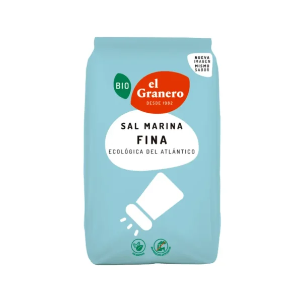 El Granero Sal Marina Fina Bio, 1 Kg