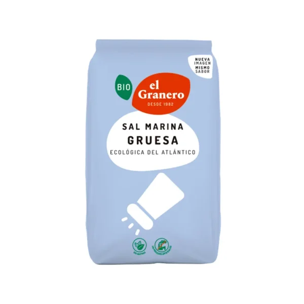 El Granero Sal Marina Gruesa Bio, 1 Kg