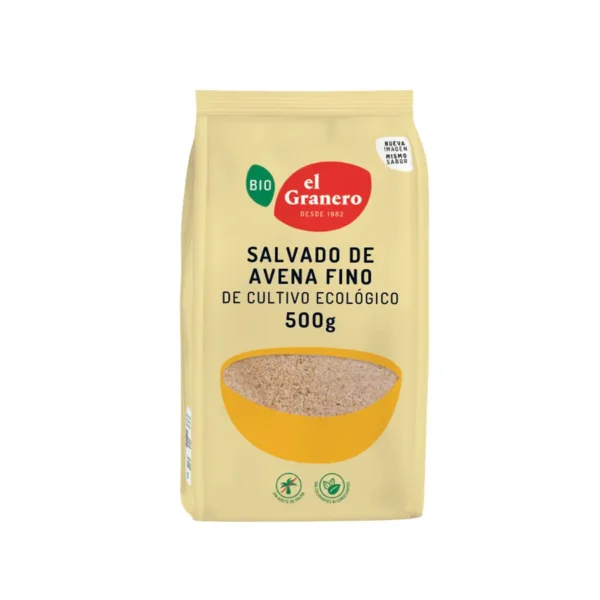 El Granero Salvado De Avena Fino Bio, 500 G
