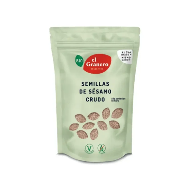 SEMILLAS DE SESAMO CRUDO BIO, 400 g[VEGANO][SIN-GLUTEN][SIN-LECHE][SIN-LACTOSA][SIN-HUEVO][SIN-AZUCAR]