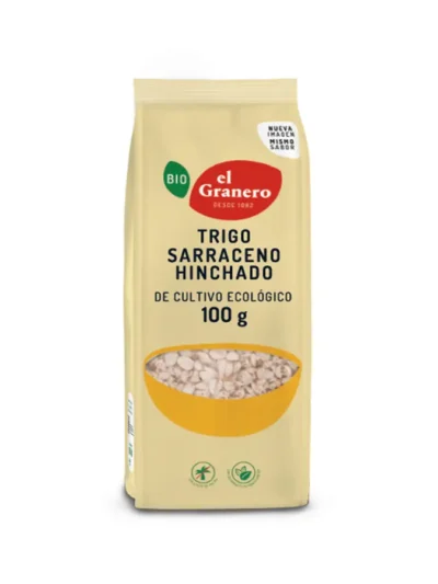 copos, mueslis y salvados TRIGO SARRACENO HINCHADO BIO, 100 g