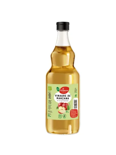 El Granero Vinagre De Sidra De Manzana Sin Filtrar Bio 75 Cl
