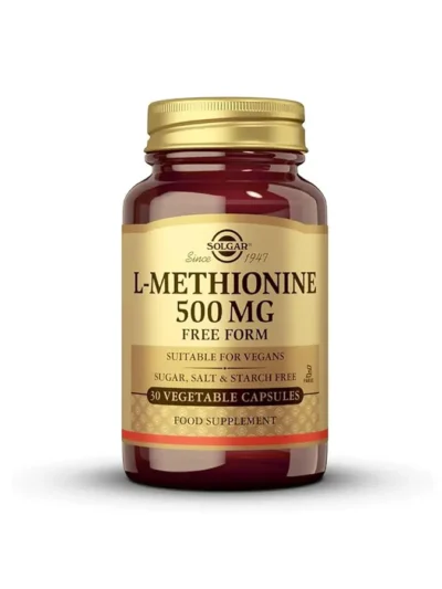 Solgar L-Metionina 500 Mg. Cápsulas Vegetales