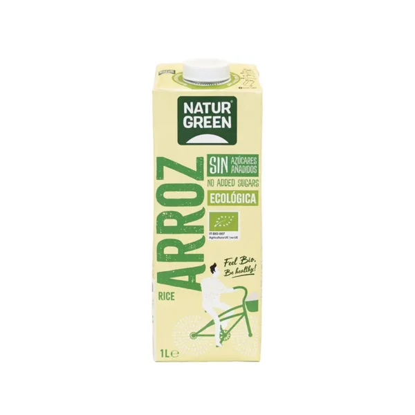 NaturGreen Rice Arroz Sin Azúcares Añadidos Bio 1 L