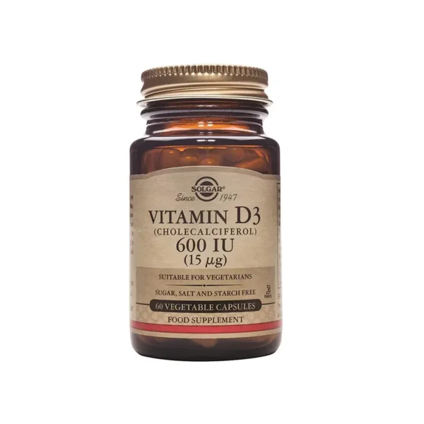Solgar Vitamin D3 600 Ui 60 Caps